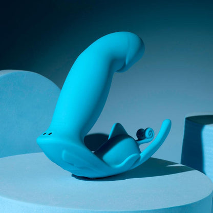 Evolved SPREAD YOUR WINGS - Blue USB Rechargeable Wearable Butterfly Vibrator - EN-RS-6060-2