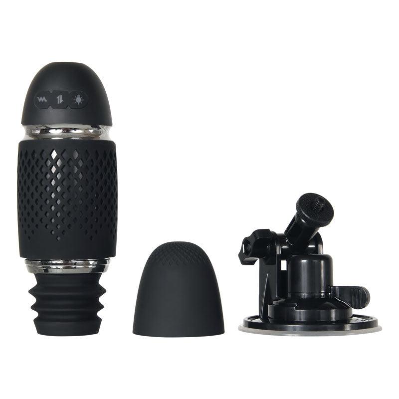 Evolved Thrust & Go - Black 15 cm USB Rechargeable Thrusting Vibrator with Interchangable Shafts - EN-RS-6320-2