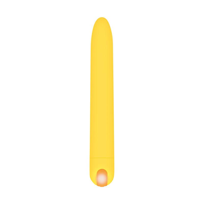 Evolved Sunny Sensations - Yellow 18.6 cm USB Rechargeable Vibrator - EN-RS-7273-2