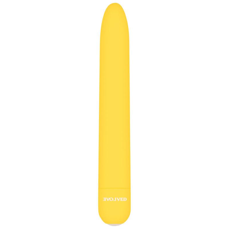 Evolved Sunny Sensations - Yellow 18.6 cm USB Rechargeable Vibrator - EN-RS-7273-2