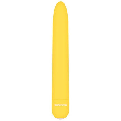 Evolved Sunny Sensations - Yellow 18.6 cm USB Rechargeable Vibrator - EN-RS-7273-2