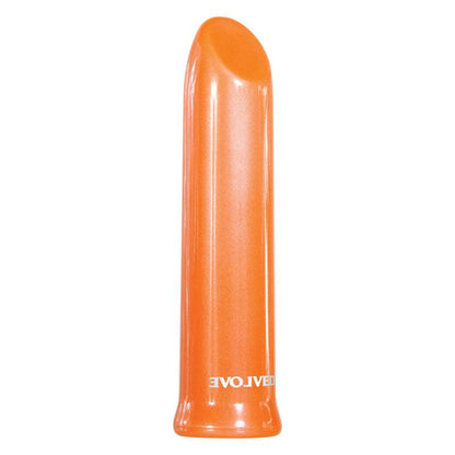 Evolved Lip Service - Orange 10 cm USB Rechargeable Lipstick Vibrator - EN-RS-7648-2