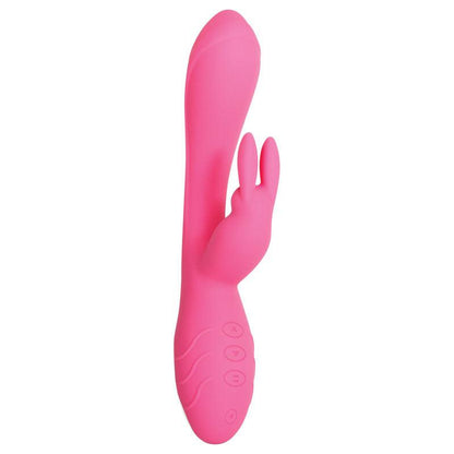 Evolved Bunny Kisses - Pink 20 cm USB Rechargeable Rabbit Vibrator - EN-RS-7662-2