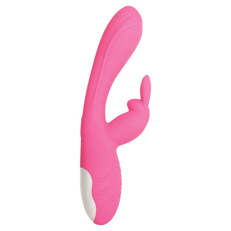 Evolved Bunny Kisses - Pink 20 cm USB Rechargeable Rabbit Vibrator - EN-RS-7662-2