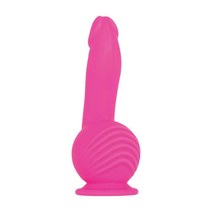 Evolved Ballistic - Pink 19 cm USB Rechargeable Vibrating Dong with Balls Motor & Remote - EN-RS-8010-2