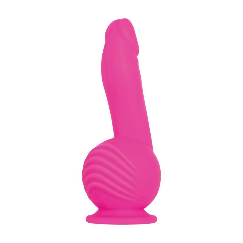 Evolved Ballistic - Pink 19 cm USB Rechargeable Vibrating Dong with Balls Motor & Remote - EN-RS-8010-2