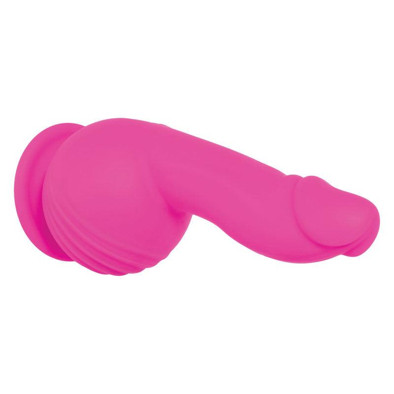 Evolved Ballistic - Pink 19 cm USB Rechargeable Vibrating Dong with Balls Motor & Remote - EN-RS-8010-2