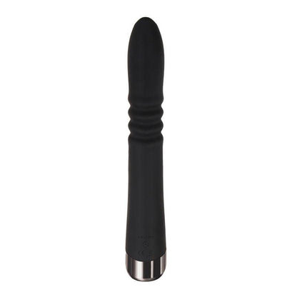 Evolved Rapid Rabbit - Black 25.4 cm USB Rechargeable Thrusting Rabbit Vibrator - EN-RS-8409-2