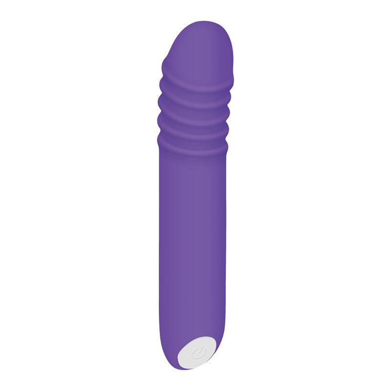 Evolved The G-Rave - Purple 15.1 cm USB Rechargeable Vibrator - EN-RS-8430-2