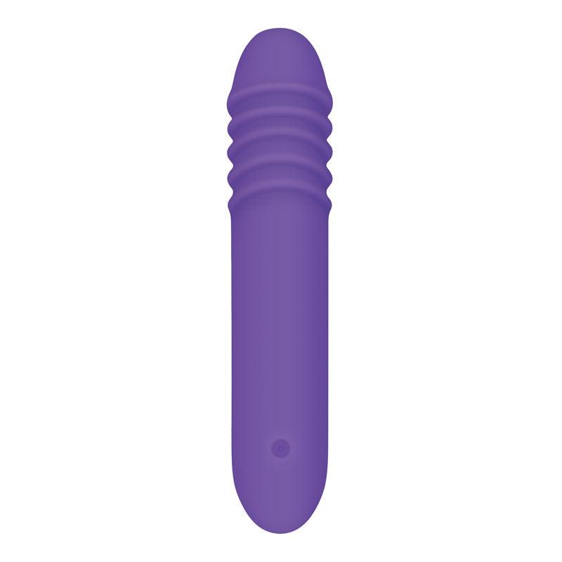 Evolved The G-Rave - Purple 15.1 cm USB Rechargeable Vibrator - EN-RS-8430-2