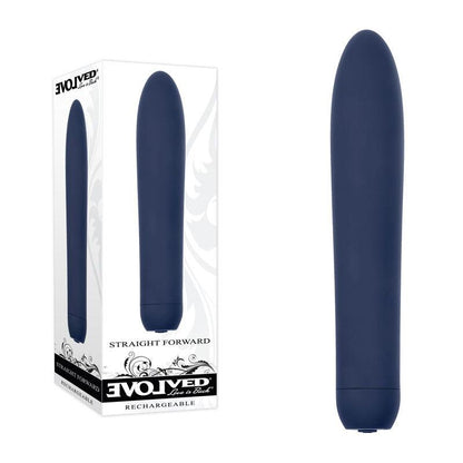 Evolved STRAIGHT FORWARD - Blue 16.5 cm USB Rechargeable Vibrator - EN-RS-9253-2