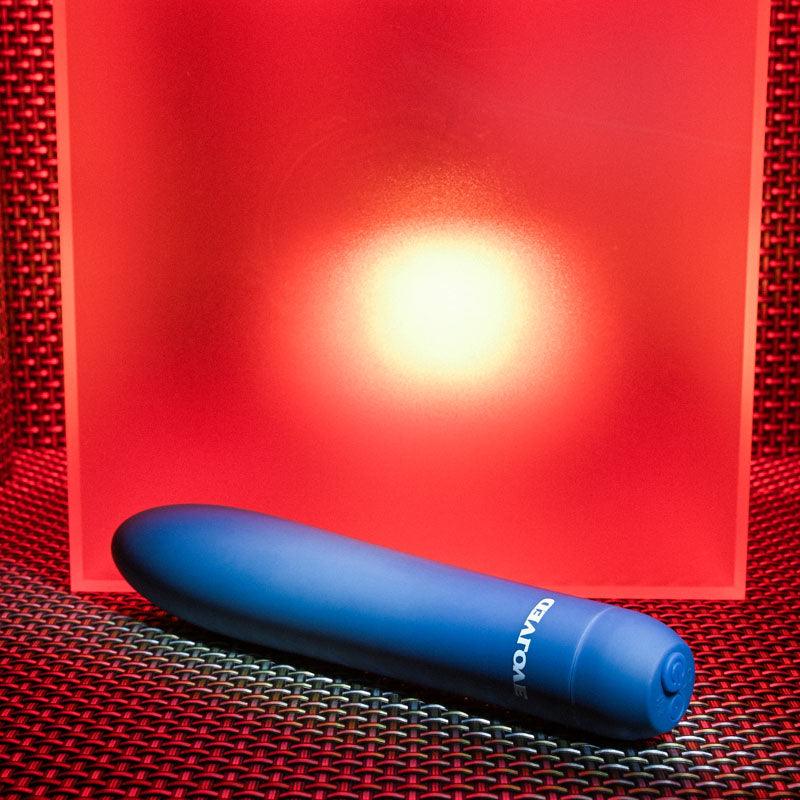 Evolved STRAIGHT FORWARD - Blue 16.5 cm USB Rechargeable Vibrator - EN-RS-9253-2