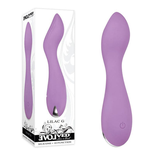 Evolved LILAC G - Lilac 11.5 cm USB Rechargeable Mini Vibrator - EN-RS-9499-2