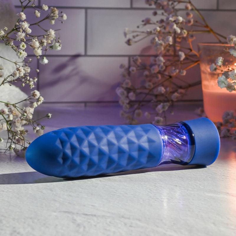 Evolved RAVER - Blue 12.3 cm USB Rechargeable Mini Vibrator - EN-RS-9505-2