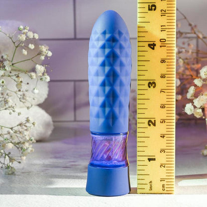 Evolved RAVER - Blue 12.3 cm USB Rechargeable Mini Vibrator - EN-RS-9505-2