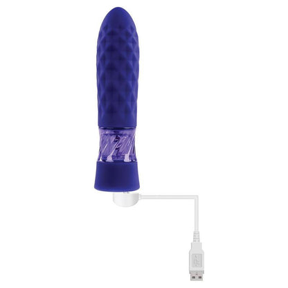 Evolved RAVER - Blue 12.3 cm USB Rechargeable Mini Vibrator - EN-RS-9505-2