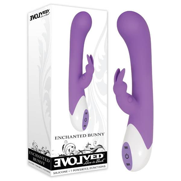 Evolved Enchanted Bunny - Purple 19 cm (7.5'') Rabbit Vibrator - EN-VB-1929-2