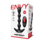 Envy Deep Reach Vibrating Anal Beads - Black 17.8 cm USB Rechargeable Vibrating Anal Beads with Wireless Remote - ENV-1002