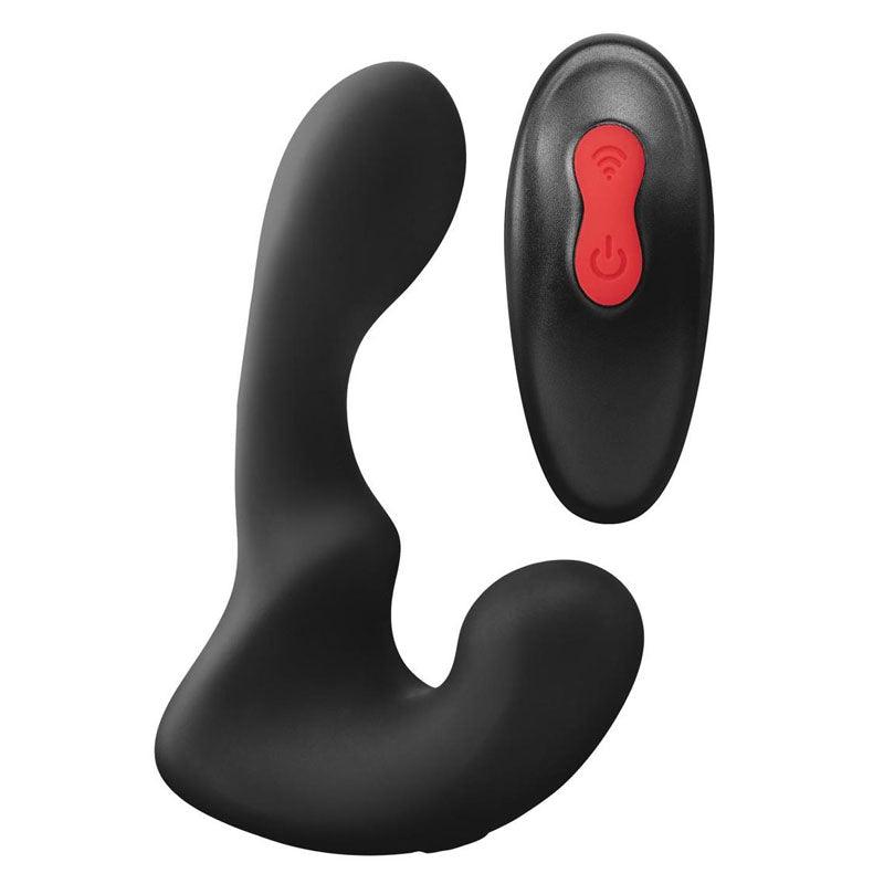 Envy Veer Vibe P-Spot Vibrator - Black USB Rechargeable Prostate Vibrator with Wireless Remote - ENV-1003