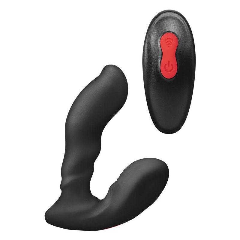 Envy Sidetrack Contoured P-Spot Vibrator - Black USB Rechargeable Prostate Massager with Wireless Remote - ENV-1004