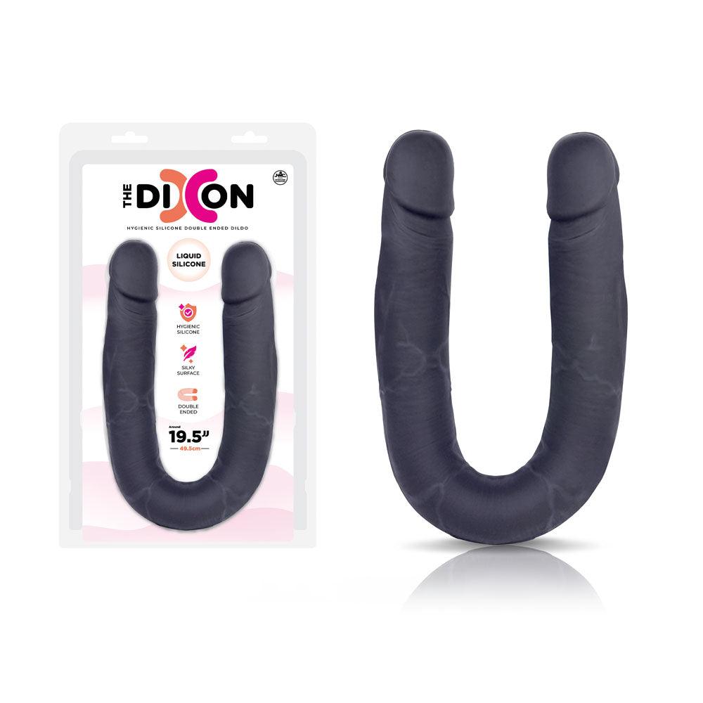 The Dixon - Black - Black 50 cm Silicone Double Dong - F06Q022A00-010