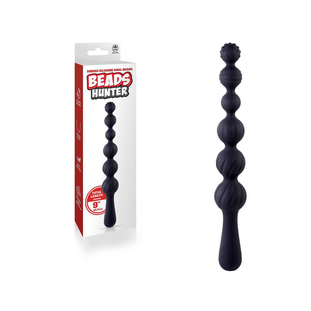 Beads Hunter - Black - Black 22.9 cm Anal Beads - F06Q073A00-010