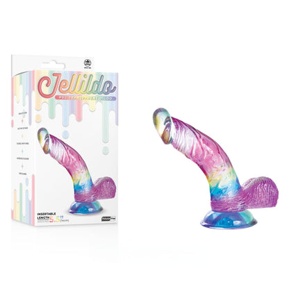 Jellido 14cm Curved Dildo - Clear Coloured 14 cm Dildo - F06R004B00-000