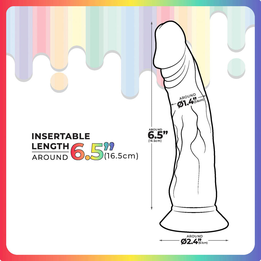 Jellido 16.5cm Dildo - Clear Coloured 16.5 cm Dildo - F06R006B00-000