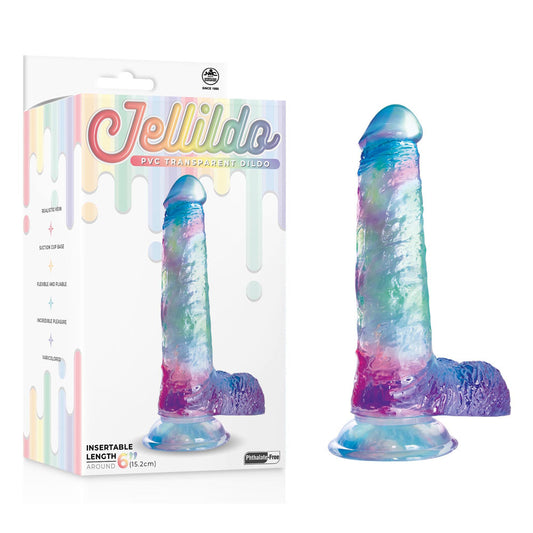 Jellido 15.2cm Dildo - Clear Coloured 15.2 cm Dildo - F06R012A00-000