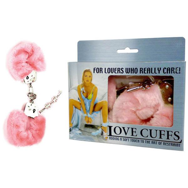 Love Cuffs - Pink Fluffy Hand Cuffs - F2N108P/PK-000