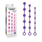 Bead Delight Silicone Anal Beads - Purple - Purple Anal Beads - Set of 3 Sizes - FKP006A000-022