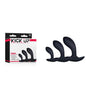 Kick Up Anal Trainer Set - Black Butt Plugs - Set of 3 Sizes - FKQ034A000-010