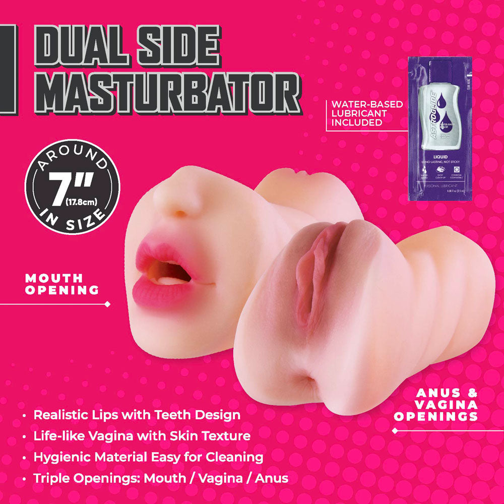 Moist & Surge - Flesh Double Ended Stroker - FMR001A000-051