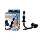 Strafe - Black Inflatable Butt Plug with Dual Hand Pumps - FNQ010A000-010