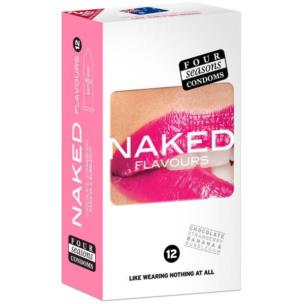 Naked Flavours - Ultra Thin Flavoured Condoms - 12 Pack - FOR119