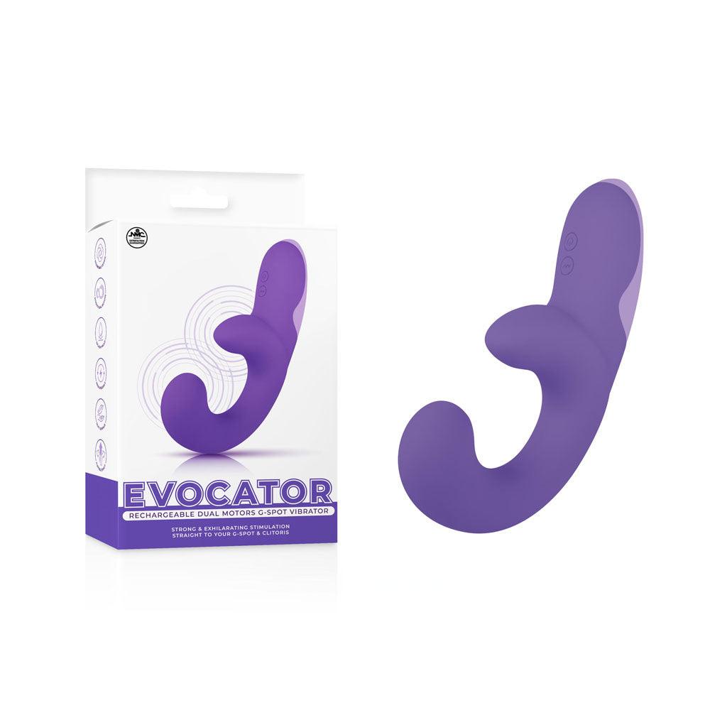 Evocator - Purple - Purple USB Rechargeable Dual Motor G-Spot Vibrator - FPBQ035A00-022