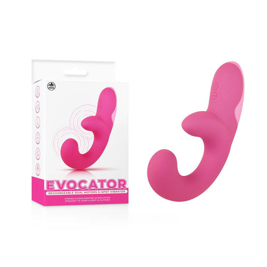 Evocator - Pink USB Rechargeable Dual Motor G-Spot Vibrator - FPBQ035A00-027