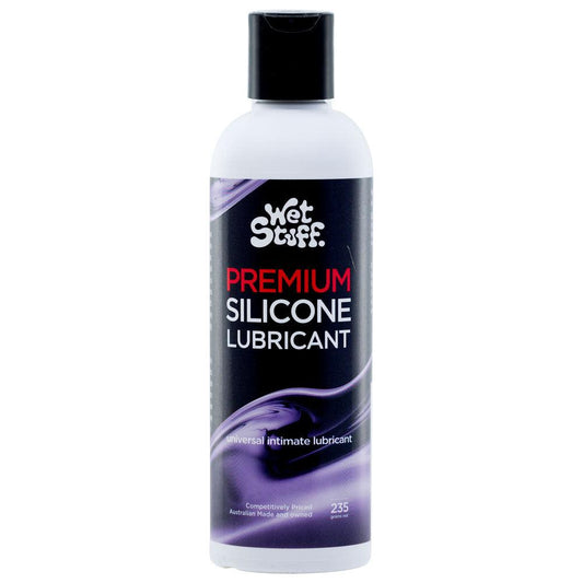 Wet Stuff Premium - 235g Disk Top - Silicone Lubricant - 235 gram Bottle - GW40910