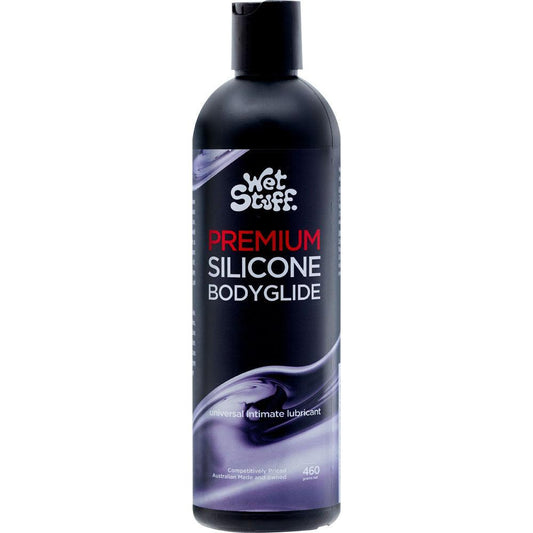 Wet Stuff Premium - 460g Disk Top - Silicone Lubricant - 460 gram Bottle - GW40915