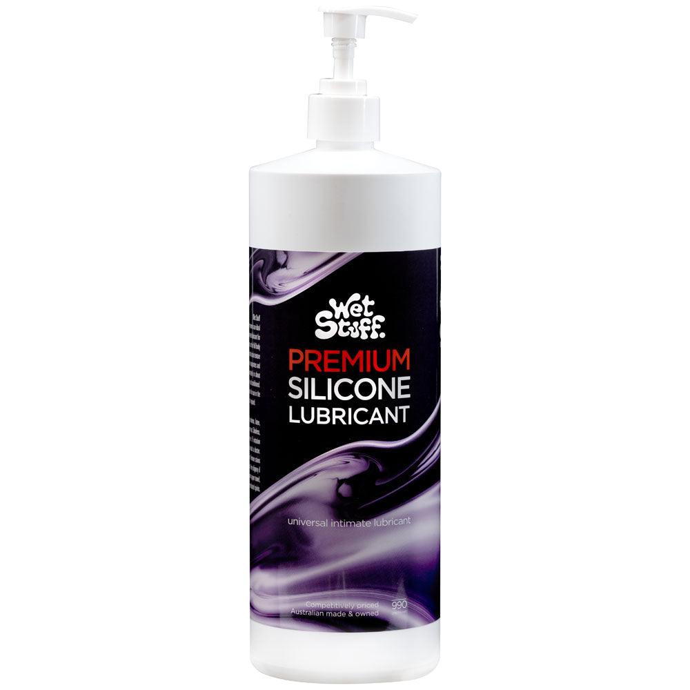 Wet Stuff Premium - 990g Pump Top - Silicone Lubricant - 990 gram Bottle - GW40920