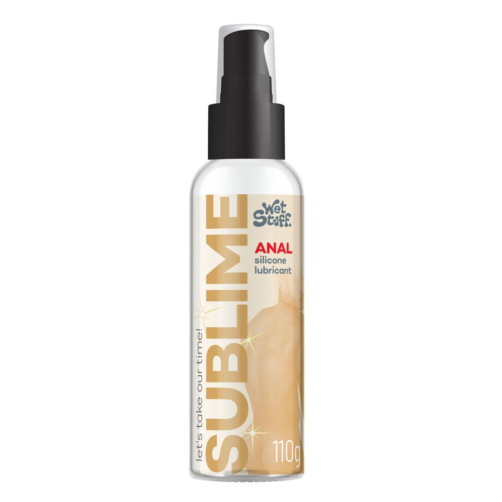 Wet Stuff Sublime - 110g Pump - Anal Silicone Lubricant - 110 gram Pump Bottle - GW40948