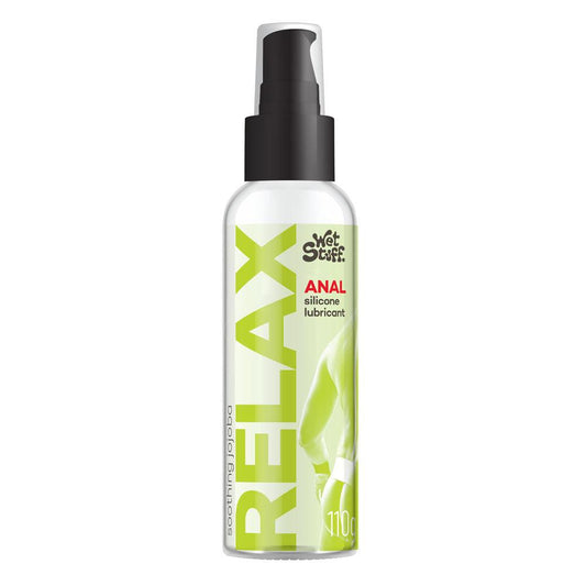 Wet Stuff Relax - 110g Pump - Anal Silicone Lubricant - 110 gram Pump Bottle - GW50301