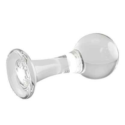 Gender X THE BALLER - Clear Glass 11 cm Anal Plug - GX-GL-1041-2