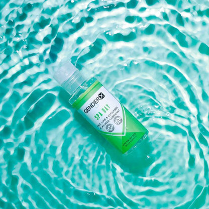 Gender X SPA DAY Flavoured Lube - 60 ml - Mint, Lime & Cucumber Flavoured Water Based Lubricant - 60 ml Bottle - GX-LQ-1904-2