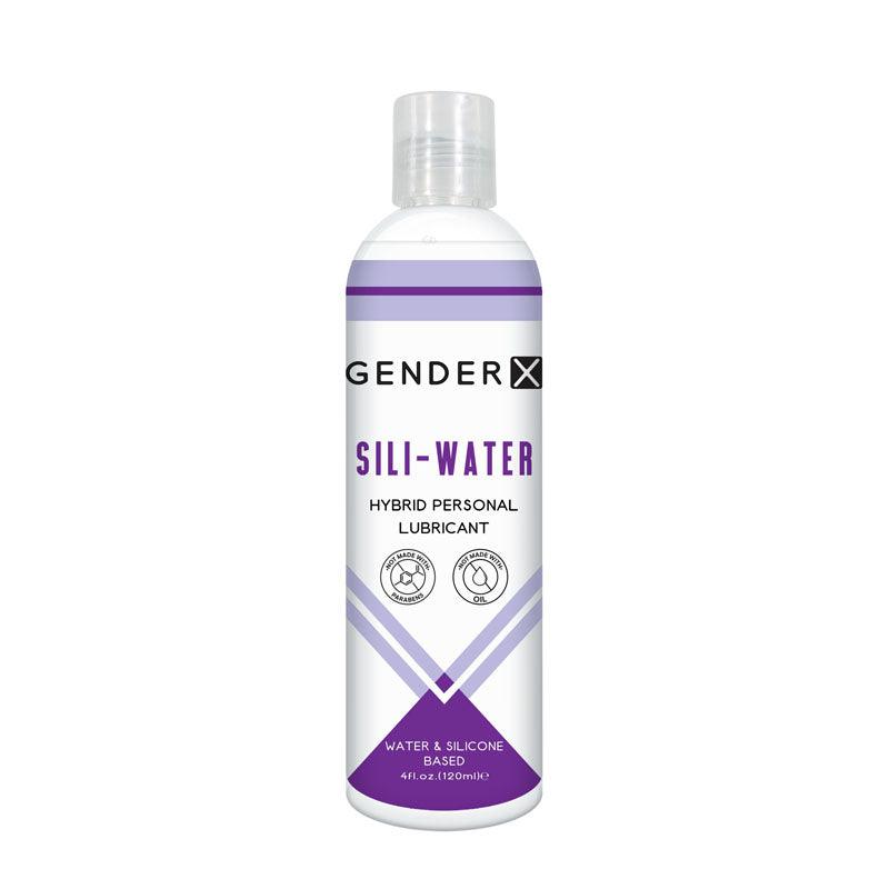 Gender X SILI-WATER - 120 ml - Hybrid Lubricant - 120 ml Bottle - GX-LQ-1966-2