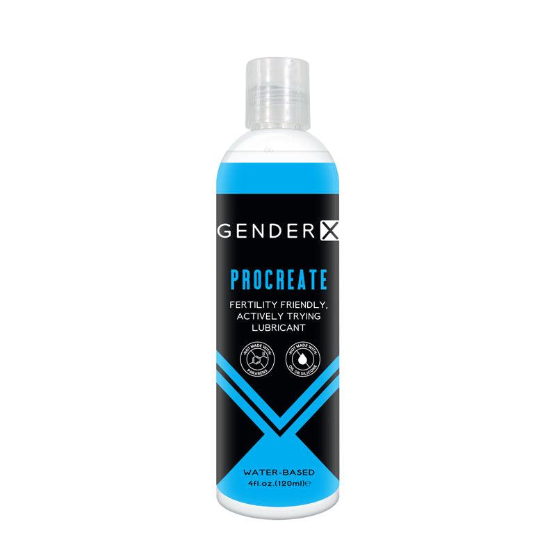 Gender X PROCREATE - 120 ml - Fertility Friendly Water Based Lubricant - 120 ml - GX-LQ-1973-2