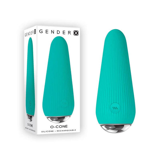 Gender X O-CONE - Blue 10.8 cm (4.25'') USB Rechargeable Bullet - GX-RS-2888-2