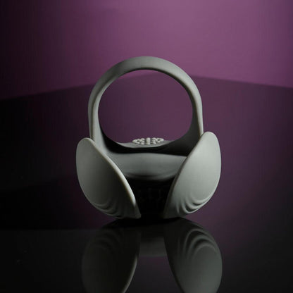 Gender X UNDERCARRIAGE - Grey USB Rechargeable Vibrating Ring - GX-RS-3168-2