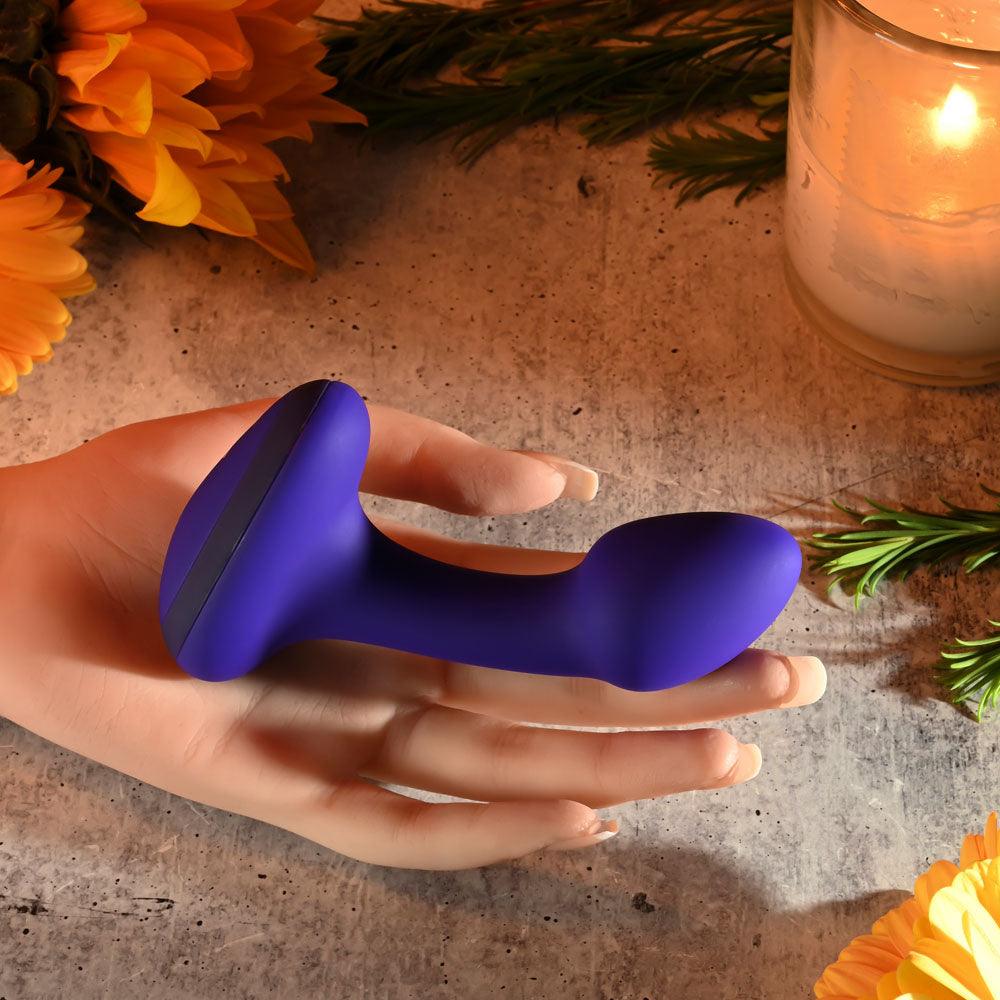 Gender X ANYBODYS PLUG - Blue 11.4 cm USB Rechargeable Vibrating Butt Plug - GX-RS-3861-2