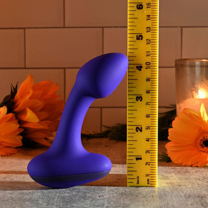 Gender X ANYBODYS PLUG - Blue 11.4 cm USB Rechargeable Vibrating Butt Plug - GX-RS-3861-2